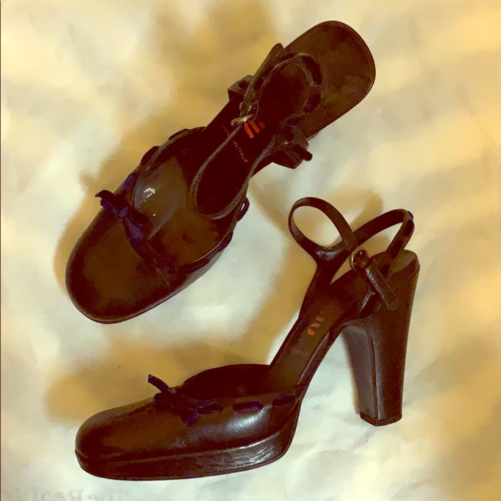 Miu Miu Ankle Strap Pumps, Sz 8